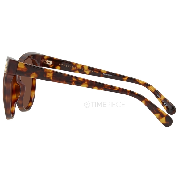 NEW STELLA MCCARTNEY WOMEN BROWN SC0100S 003  SUNGLASSES STELLA - Picture 3 of 4